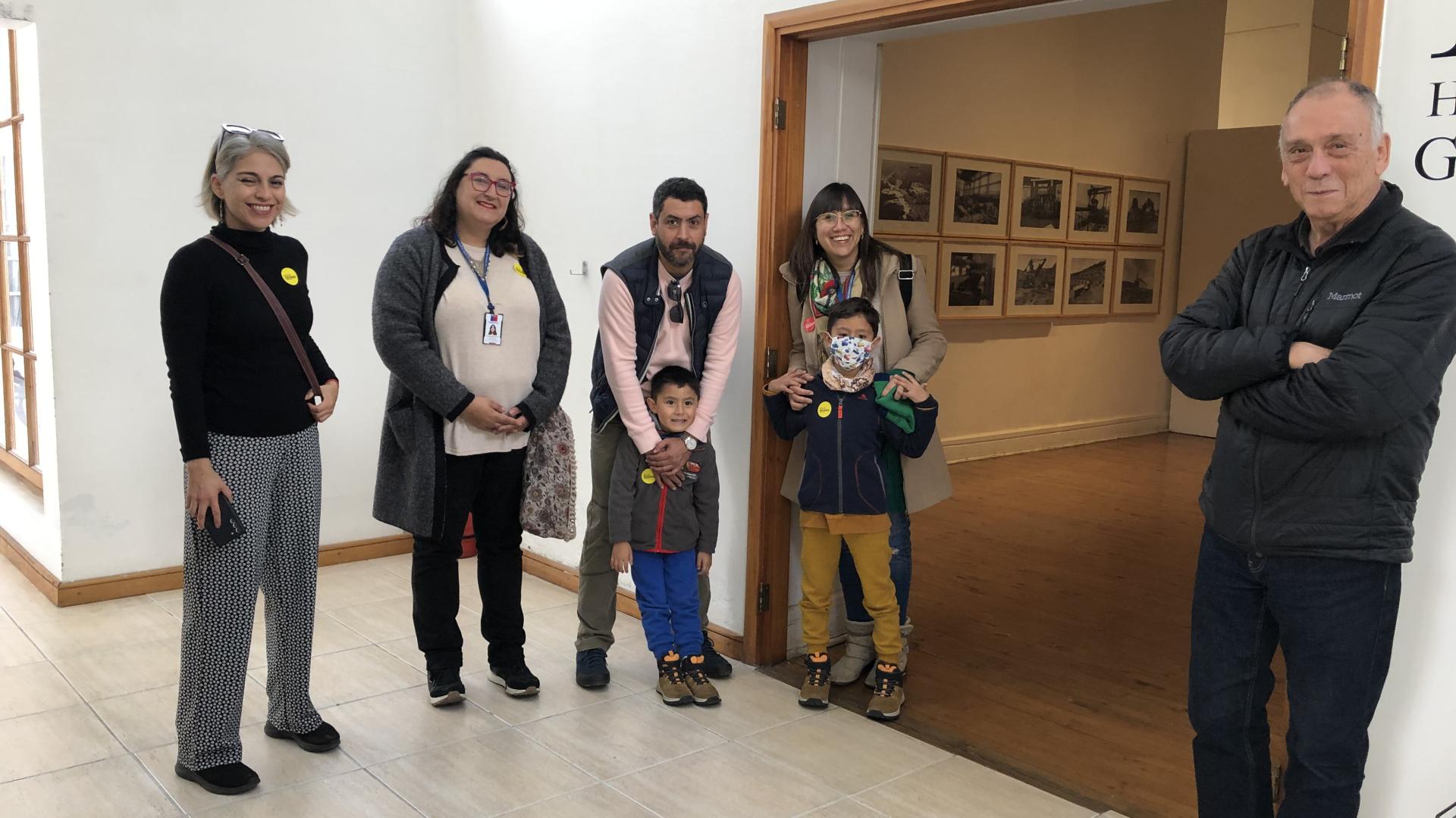 Autoridades de cultura recorriendo el Museo Histórico de La Serena en el Día de los Patrimonios