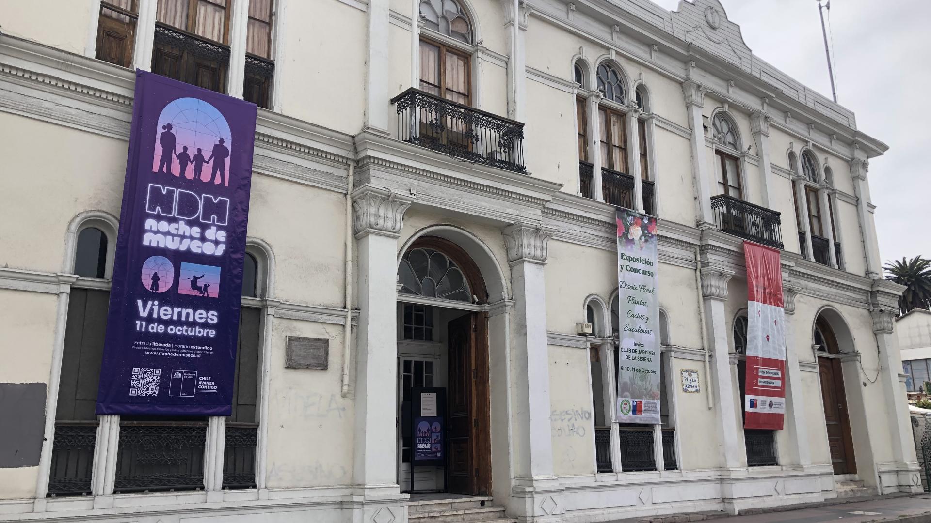 Fachada del Museo Histórico Gabriel González Videla